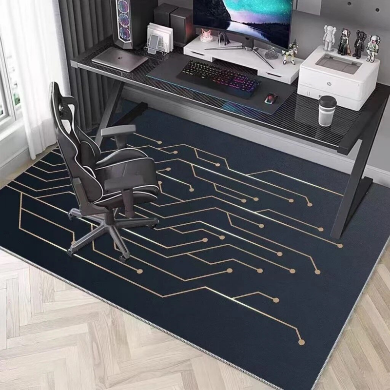 Esports Gaming Live - VIKAMA Minimalist Tech-Style Gaming Carpet Non-Slip