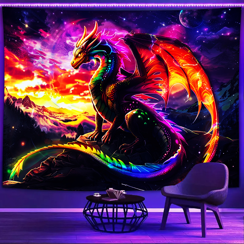Esports Gaming Live - VIKAMA Oriental Dragon Tapestry Esports Gaming