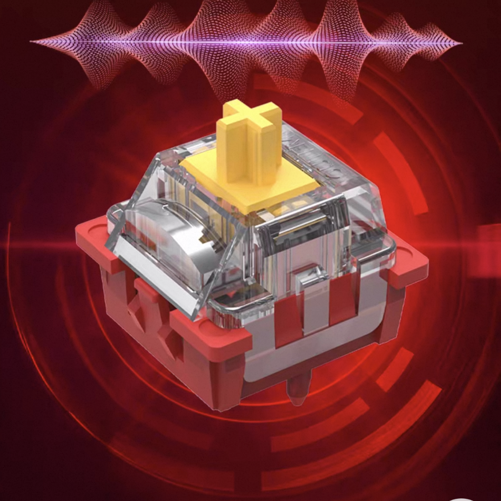 Esports Gaming Top - OUTEMU Red Sunset Magnetic Switch HIFI