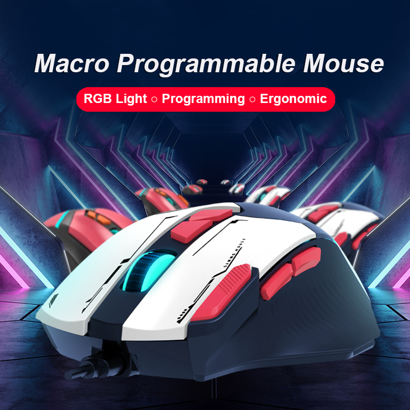Esports Gaming Maus - Macro Programming Mouse Gaming USB Wired
