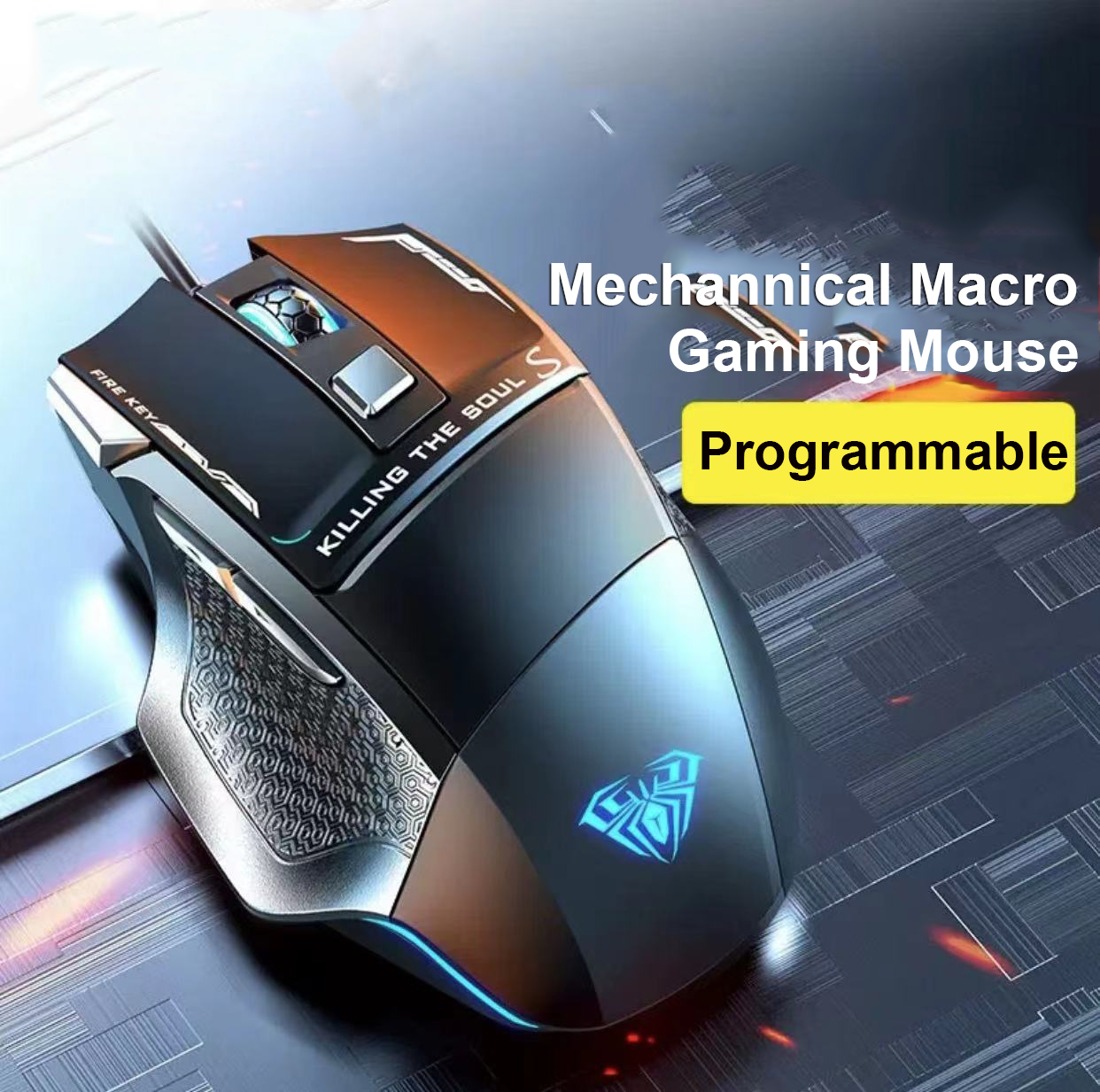 Mause 2400DPI Backlight Optica – обзор и цена Esports Gaming Maus