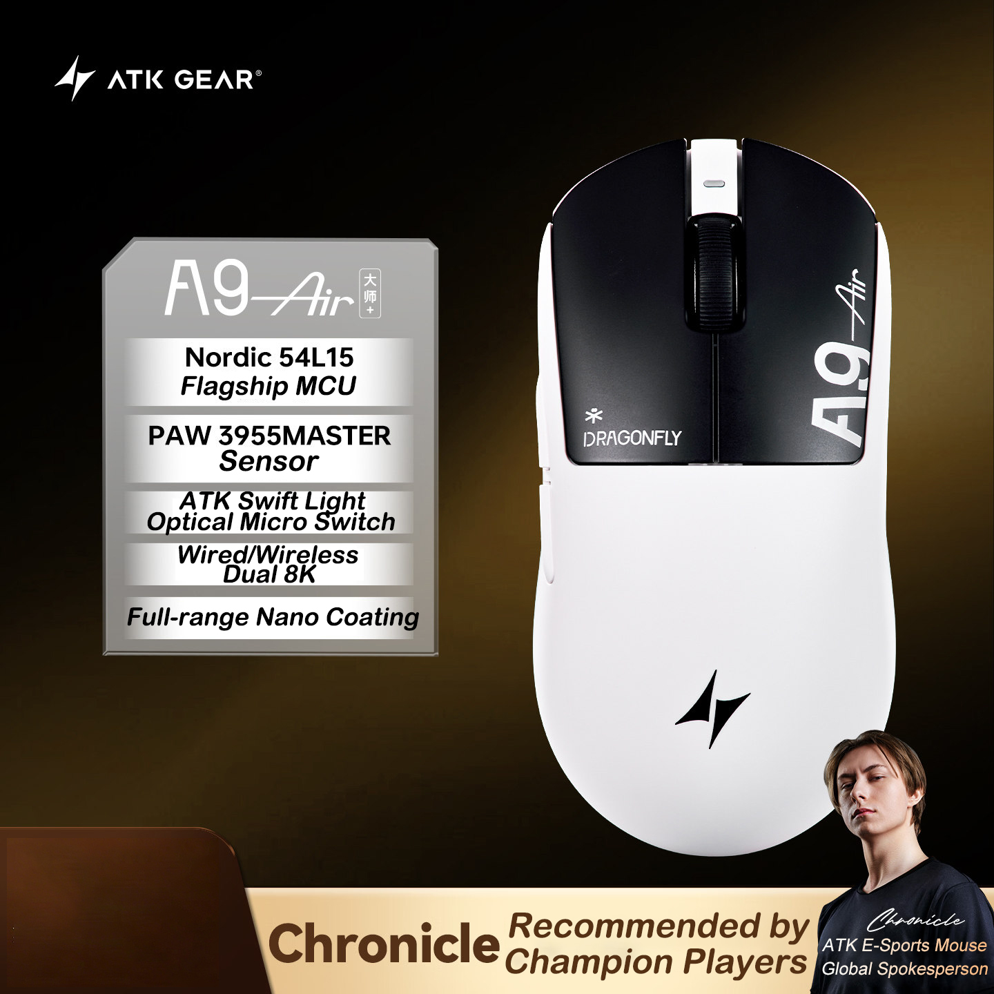 ATK A9 Air Ultimate Plus Gamin – обзор и цена Ultimate Esports Gaming