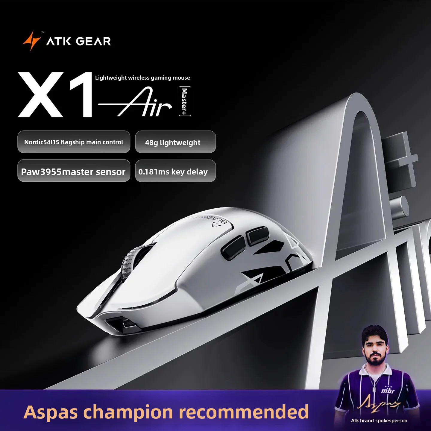 ATK X1AIR Ultimate Plus PAW395 – обзор и цена Ultimate Esports Gaming