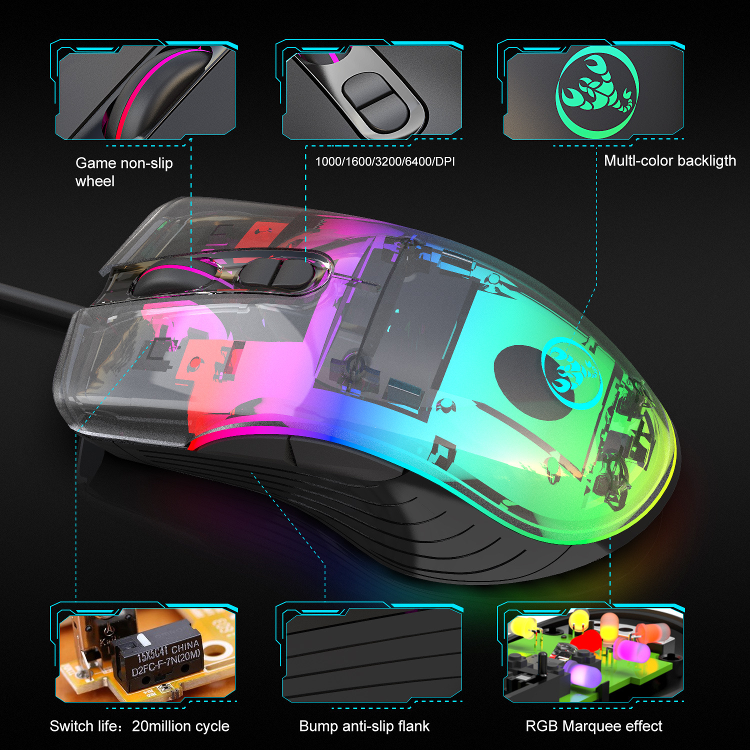Mouse gamer pc Luminous Gaming – обзор и цена Esports Gaming Maus