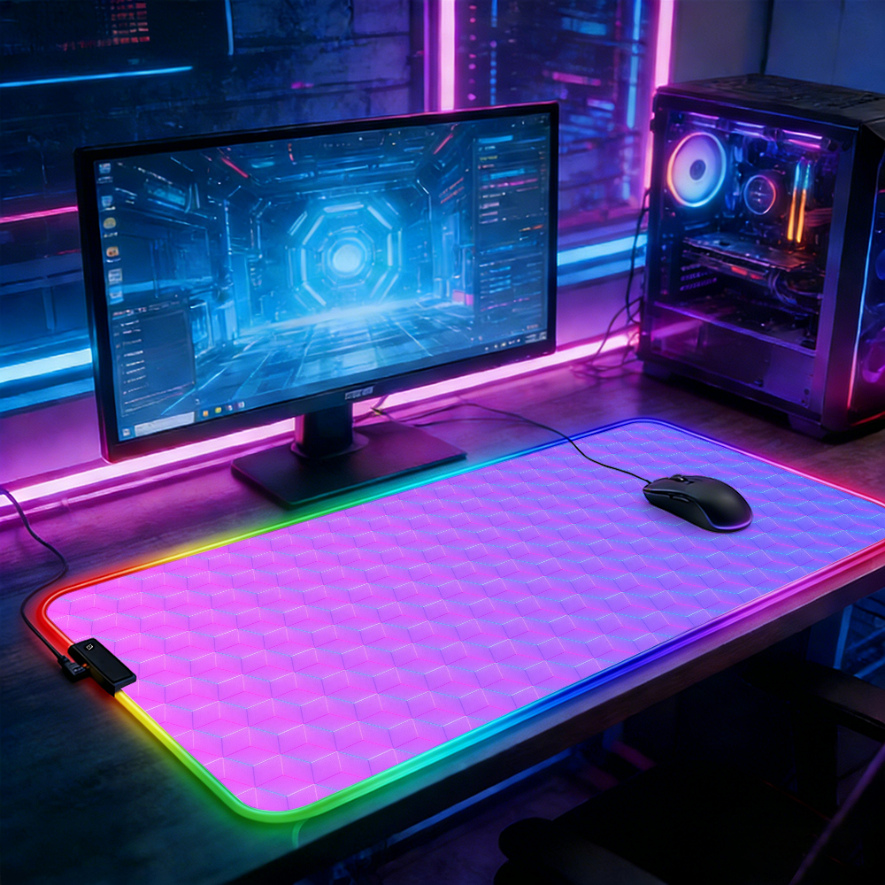 LED Lighting RGB Mouse Pad E-s – обзор и цена Esports Gaming Maus