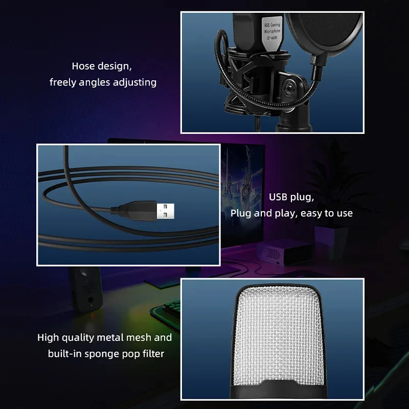 USB Microphone Clear Full RGB  – обзор и цена Esports Gaming Live