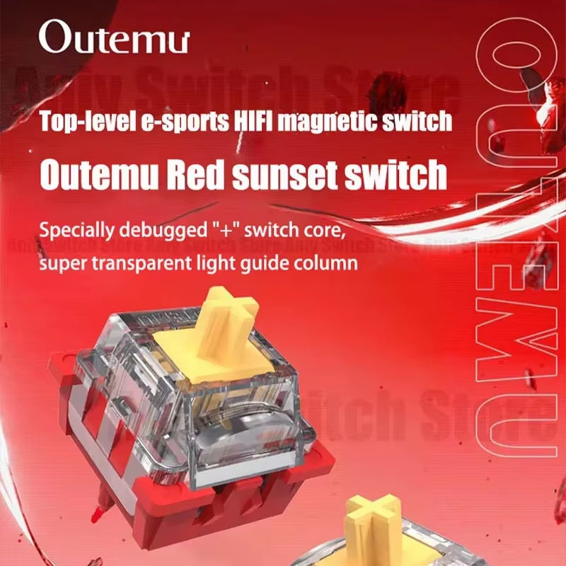 OUTEMU Red Sunset Magnetic Swi – обзор и цена Esports Gaming Top