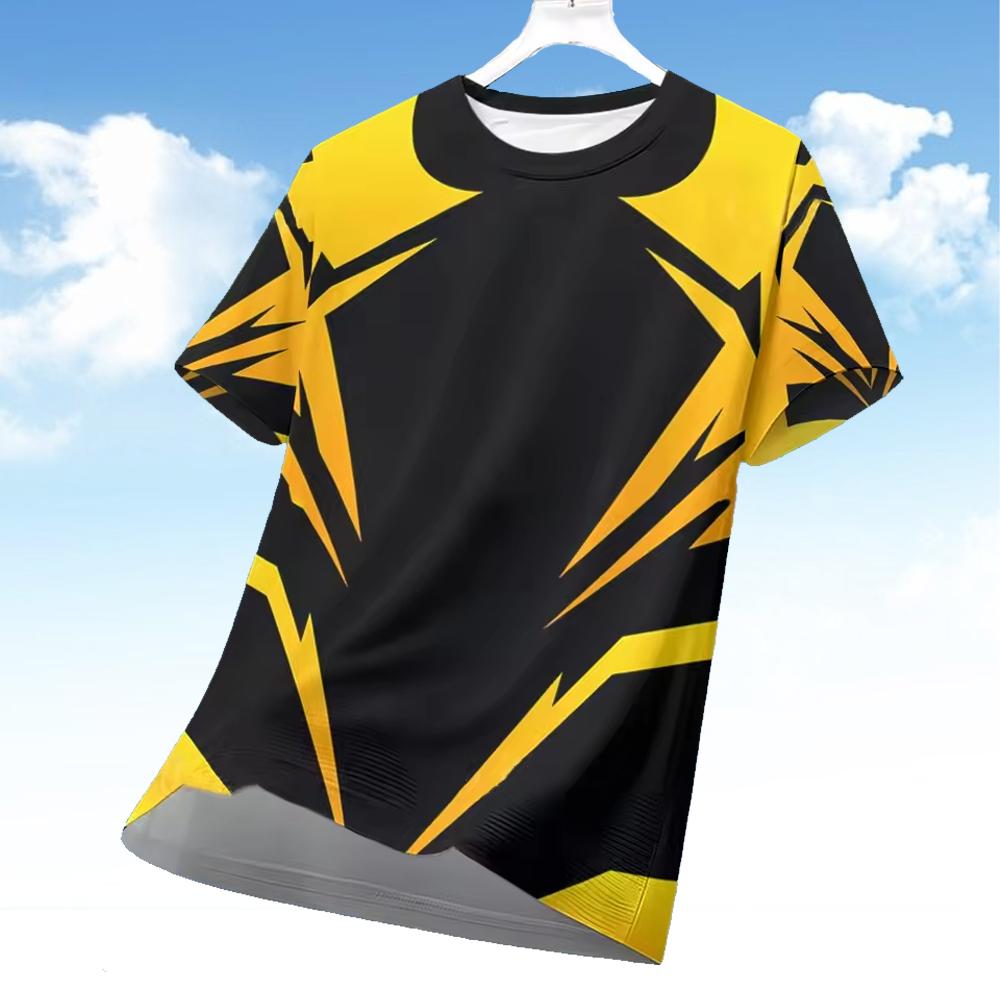 Men's 3D Geometry Print Short- – обзор и цена Esports Gaming Top