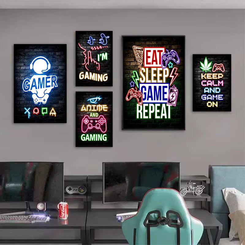 1pc frameless Canvas Painting  – обзор и цена Gaming Esports Esports