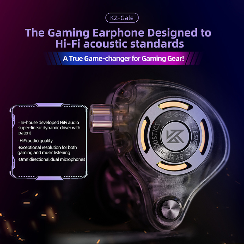 KZ Gale In-Ear Gaming Earphone – обзор и цена Esports Gaming Live