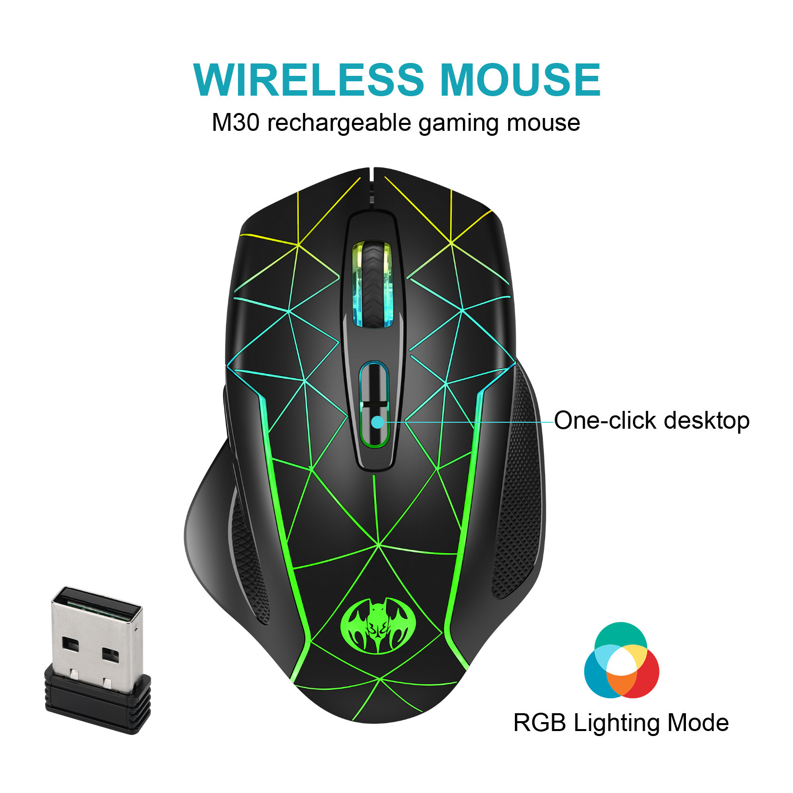Wireless Charging RGB Light Ef – обзор и цена Esports Gaming Maus