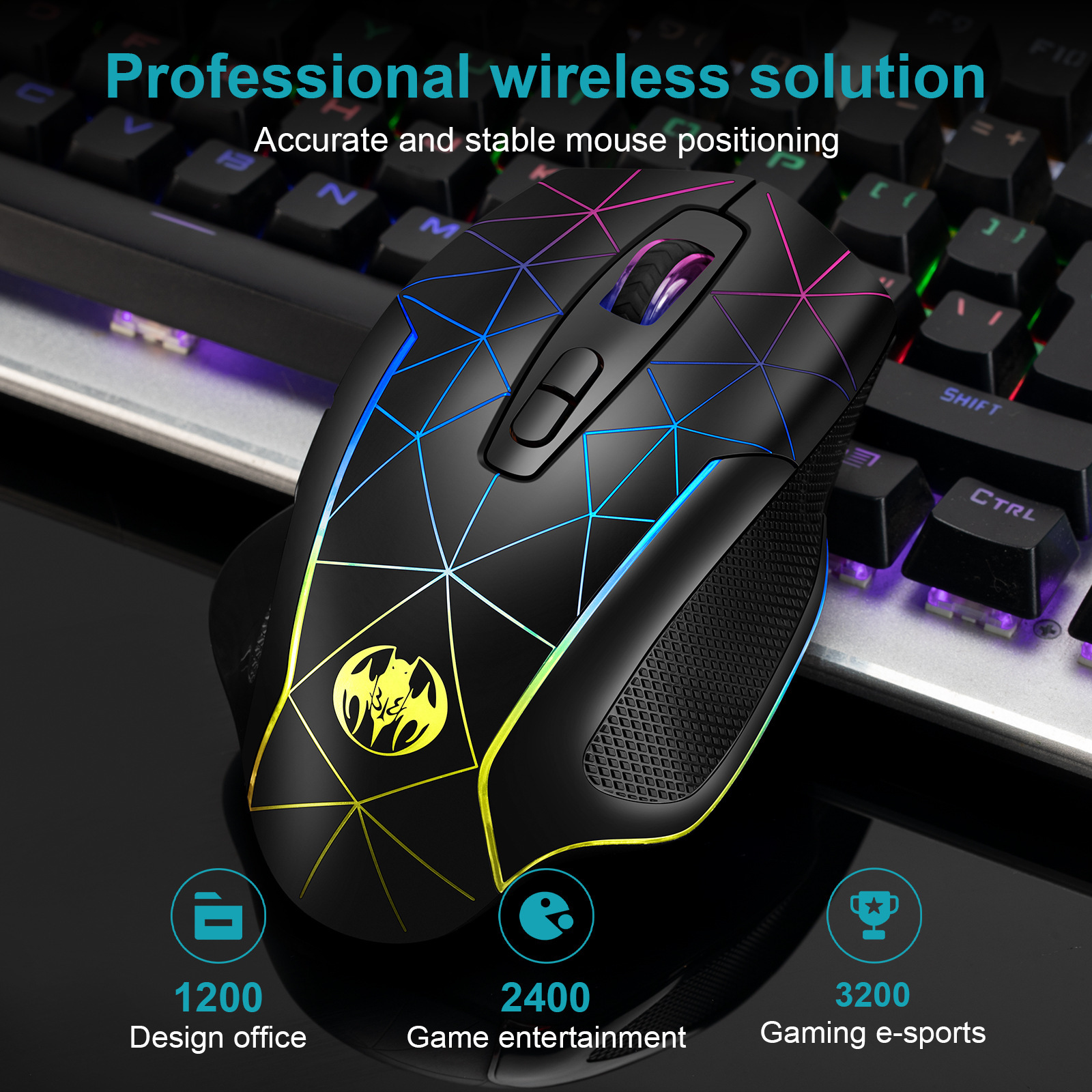 Wireless Charging RGB Light Ef – обзор и цена Esports Gaming Maus